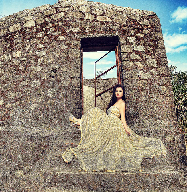 fashion photography with top model Parul Bindal