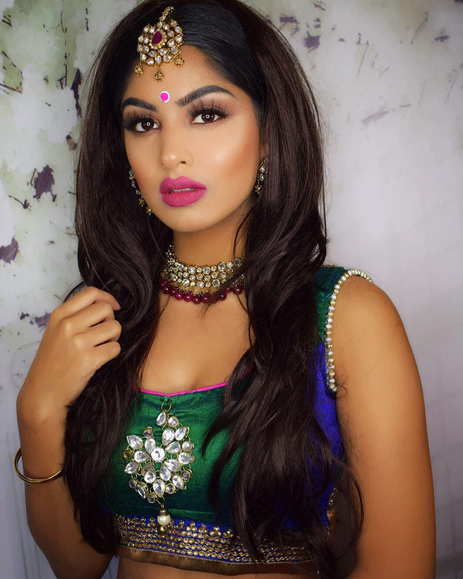 Fashion model Ravika Sabh photographed in Indian ethnic wear